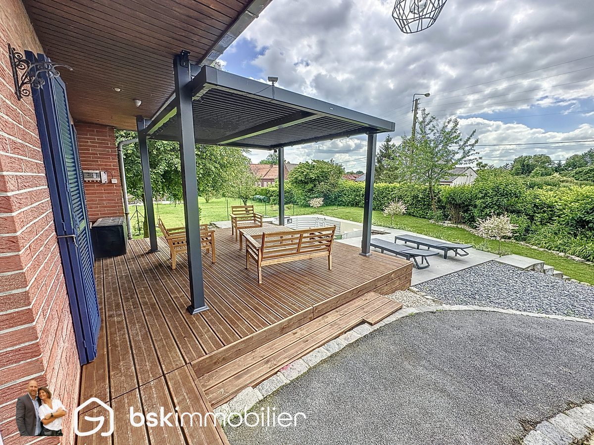 Terrasse pergola Raimbeaucourt